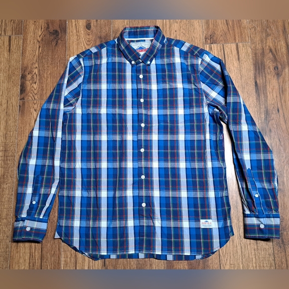 Penfield Other - Penfield Men's Button Down Shirt Classic Fit Blue Check Size Large